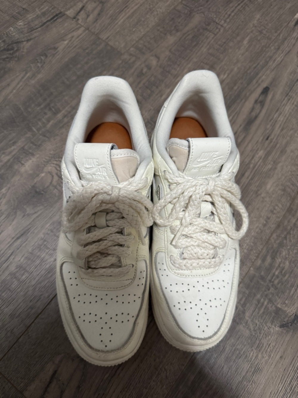 Nike Low-Top Air Force One Sneakers in Off-White